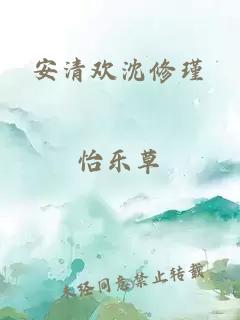 安清欢沈修瑾