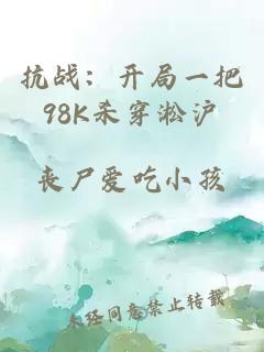 抗战：开局一把98K杀穿淞沪